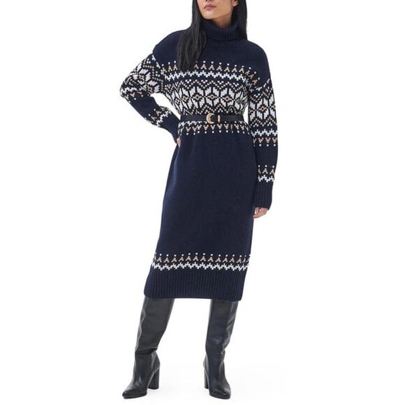 Patrisse Fair Isle Long Sleeve Sweater Dress US size 6 NWT - Picture 1 of 6